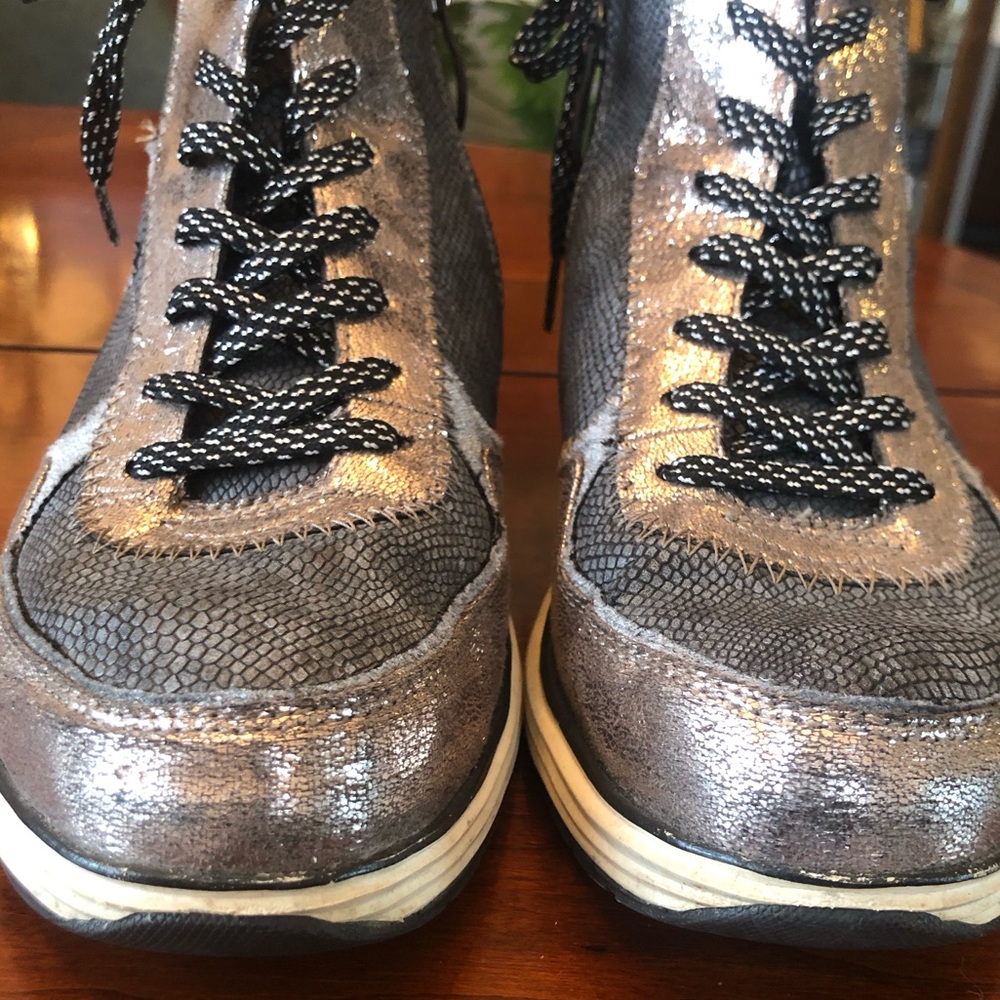 Tamaris Metallic Sneakers 38/8 - Picture 7 of 10